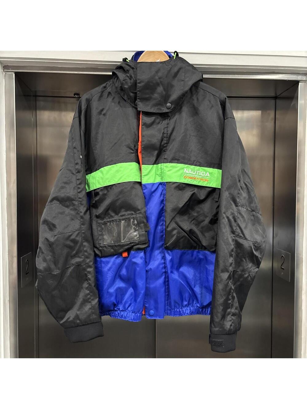 Vintage 90s Nautica Competition Multi-colour Jacket Sz XL